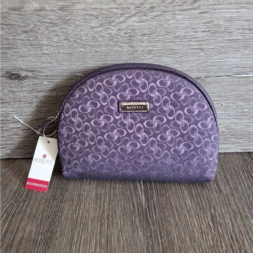 Rosetti Purple Signature Cosmetic Pouch